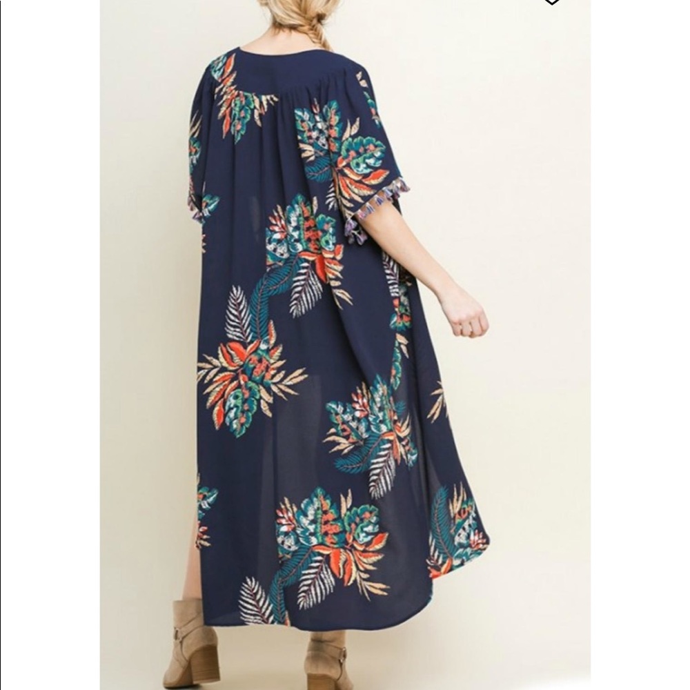 New long floral kimono - Picture 2 of 8